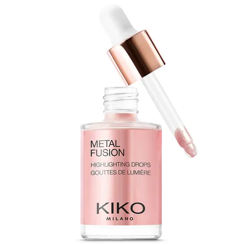 Kiko Milano Metal Fusion, Highlighting Drops (Metaliczny rozświetlacz do twarzy w płynie) - 1