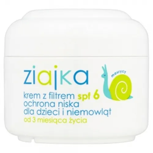 Ziaja Ziajka, Krem z filtrem SPF 6 dla dzieci i niemowląt ochronny