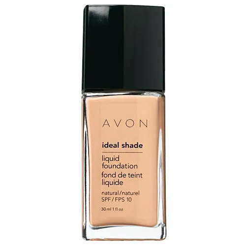Avon Ideal Shade, Natural Liquid Foundation SPF 10 (Podkład w płynie `Idealny kolor`)