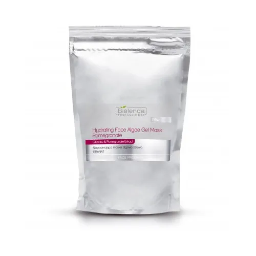 Bielenda Professional Face Program, Hydrating Face Algae Gel Mask Pomegranate (Nawilżająca maska algowo-żelowa `Granat`)