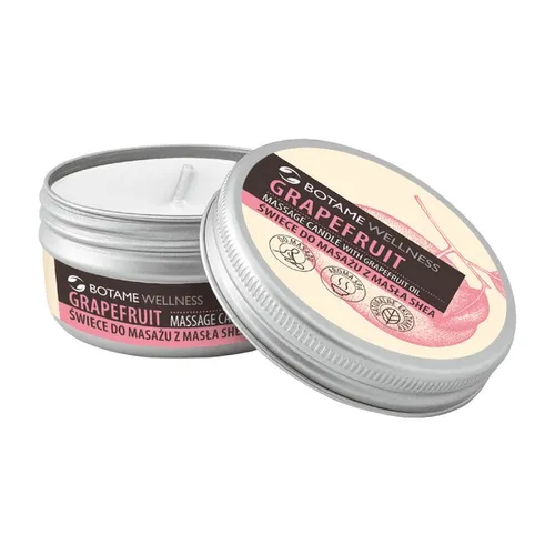 Botame Wellness, Świeca do masażu z masłem shea `Grapefruit`