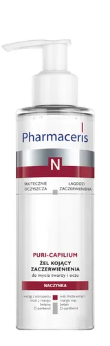 Pharmaceris N, Puri - Capilium, Żel kojący zaczerwienienia do mycia twarzy i oczu (nowa wersja) - 1