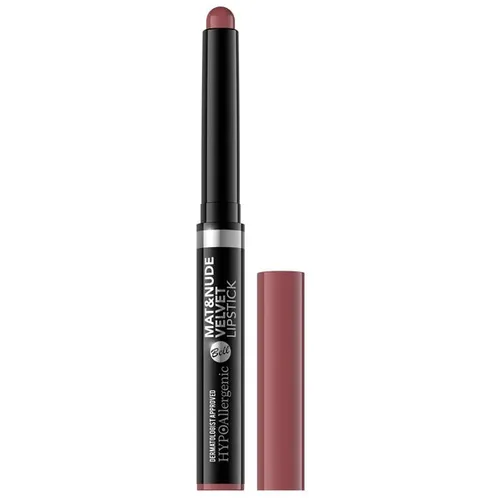 Bell HYPOAllergenic, Mat & Nude Velvet Lipstick (Kremowo - matowa pomadka)