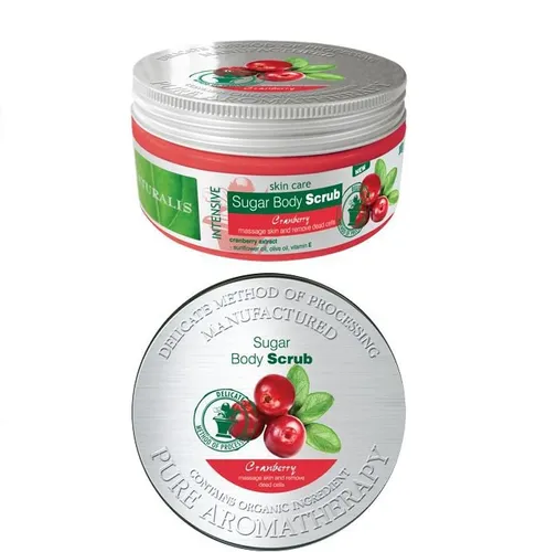 Naturalis Sugar Body Scrub  Cranberry (Peeling do ciała `Żurawina`)
