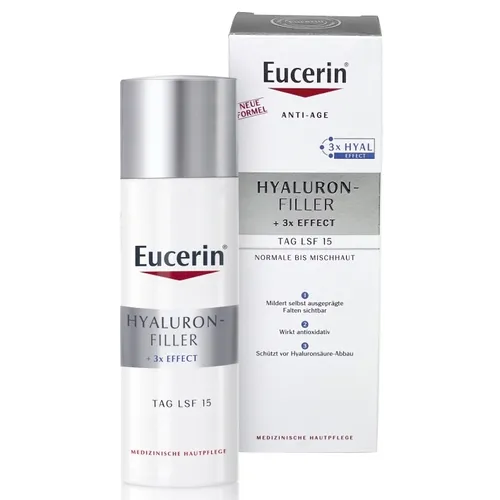 Eucerin Hyaluron-Filler Day Cream SPF 15 (Krem na dzień do skóry normalnej i mieszanej)