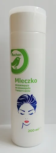 Auchan Mleczko regenerujące do demakijażu twarzy i oczu z wyciągiem z nagietka
