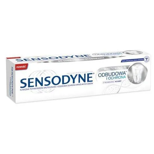 Sensodyne Odbudowa i Ochrona, Wybielająca pasta do zębów `Whitening`