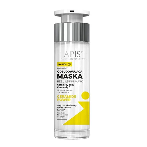 Apis Ceramide Power, Odbudowująca maska na noc 'Ceramidy Yuzu, Ceramidy 6'