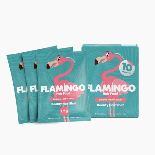 Noble Health Flamingo Hair Food Beauty Hair Shot, Biotynowy shot na piękne włosy - 2