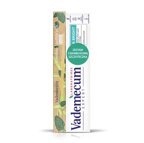 Vademecum White & Bright Toothpaste (Pasta do zebów z sodą oczyszczoną i szałwią) - 2