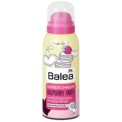 Balea Raspberry Party, Handschaum (Krem - pianka do rąk malinowa)