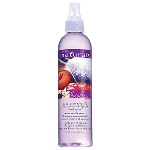 Avon Naturals, Sugar Plum & Vanilla, Body Spray (Pachnąca mgiełka do ciała `Słodka śliwka i wanilia`)