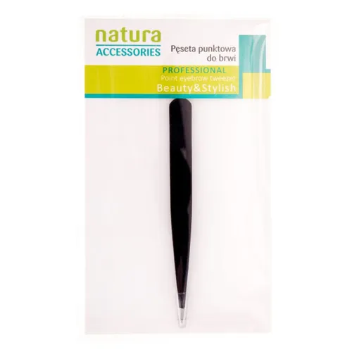 Natura Accessories Pęseta punktowa do brwi - 1