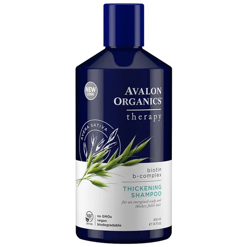 Avalon Organics Biotin B - Complex Therapy Thickening Shampoo (Szampon przeciw wypadaniu włosów)