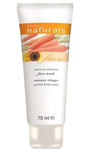 Avon Naturals, Carrot & Sunflower Face Mask (Maseczka do twarzy `Słonecznik i karotka`)