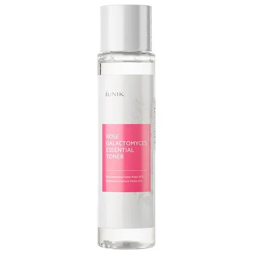 iUNIK Rose Galactomyces Essential Toner (Nawilżający tonik do twarzy z wodą różaną)
