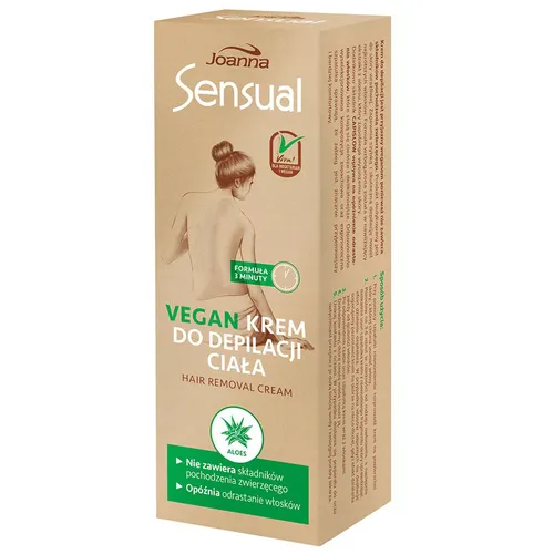 Joanna Sensual Vegan, Krem do depilacji ciała