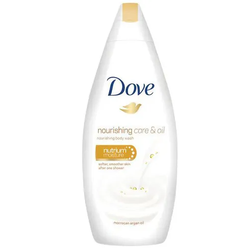 Dove Nourishing Care & Oil, Shower Gel (Żel pod prysznic z olejkiem arganowym)