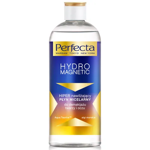 Perfecta Hydro Magnetic, Hiper nawilżający płyn micelarny do demakijażu twarzy i oczu