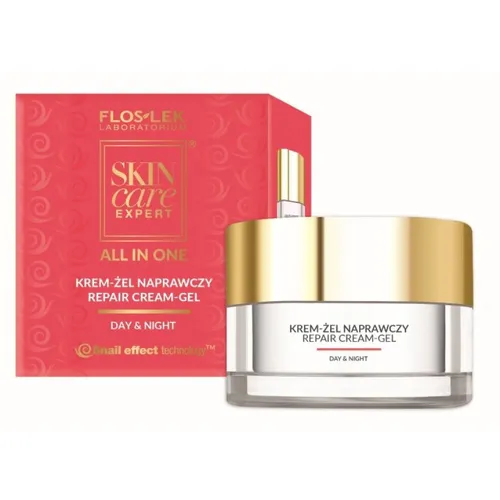 Floslek Skin Care, Expert All In One, Krem - żel naprawczy na dzień i na noc