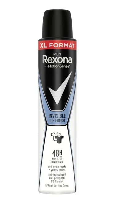 Rexona Men, Motion Sense, 48H Invisible, Ice Fresh, Anti-Perspirant Spray (Antyperspirant w sprayu)
