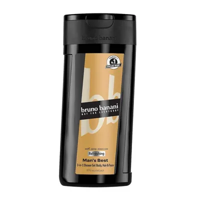 Bruno Banani Man's Best, Shower Gel 3 in 1 (Żel pod prysznic 3w1)