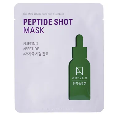 Ample:N Peptide Shot Mask (Ujędrniająca maska do twarzy w płachcie)