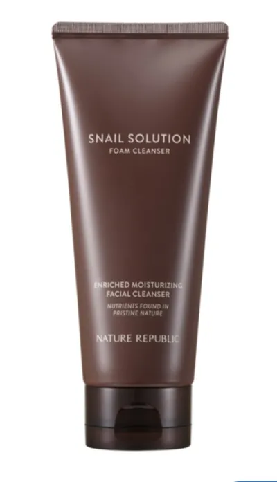 Nature Republic Snail Solution, Foam Cleanser (Krem do demakijażu i mycia twarzy)
