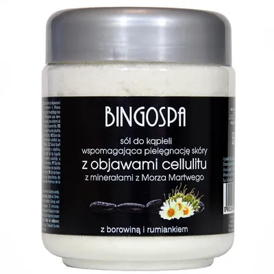 BingoSpa Sól do kąpieli wspomagająca pielęgnację skóry z objawami cellulitu z minerałami Morza Martwego