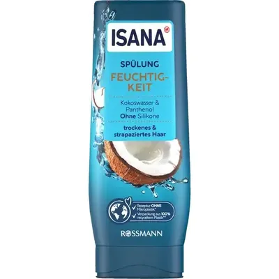 Isana Moisture Coditioner (Nawilżająca odżywka do włosów z wodą kokosową i pantenolem)