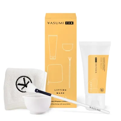 Yasumi Lifting Mask (Terapia liftingująca z proteinami z soi, Kremowa maseczka do twarzy)