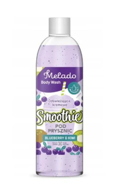 Melado Bluberry & Kiwi, Refreshing Smoothie Body Wash (Borówka i Kiwi, Odświeżające smoothie pod prysznic)