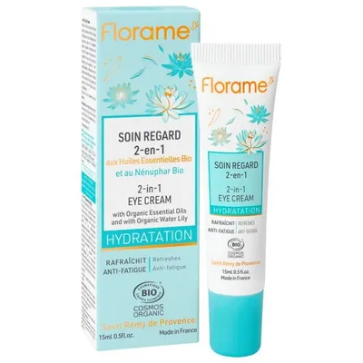 Florame Hydration, 2-in-1 Eye Cream (Nawilżający krem pod oczy 2w1)