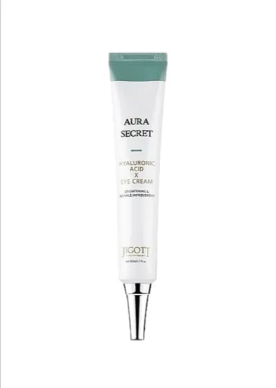 Jigott Aura Secret, Hyaluronic Acid Eye Cream (Krem pod oczy z kwasem hialuronowym)