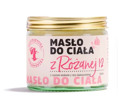 Manufaktura Bursztynnika Masło do ciała z Różanej 12