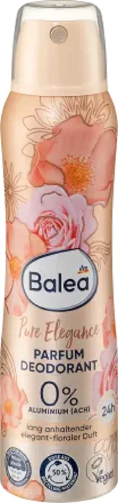 Balea Pure Elegance, Parfum Deodorant Spray (Perfumowany dezodorant w sprayu)