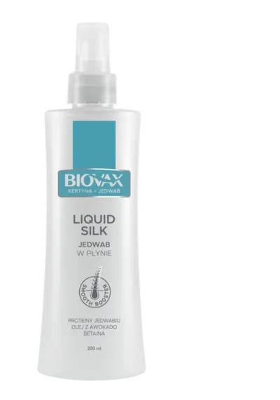 L'biotica Biovax Liquid Silk (Keratyna + Jedwab, Jedwab w płynie)