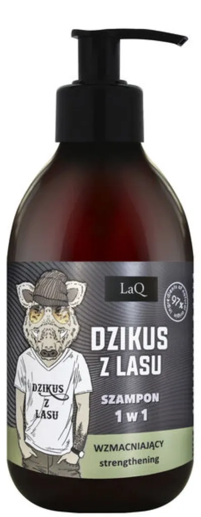 LaQ Dzikus z lasu, Szampon dla facetów 1 w 1 wzmacniający