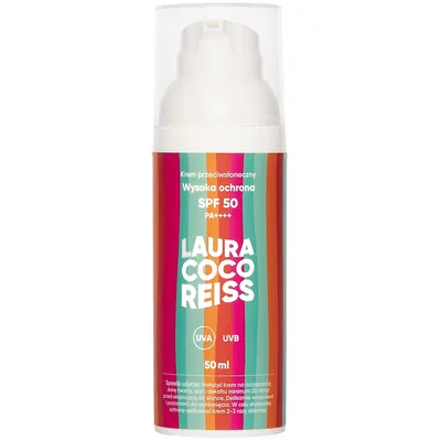Laura Coco Reiss Krem przeciwsłoneczny, Wysoka ochrona SPF50 PA++++