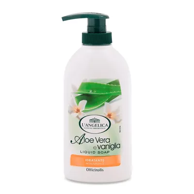 L'Angelica Aloe Vera and Vanilla, Liquid Soap (Mydło w płynie)
