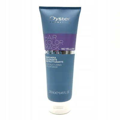 Oyster Cosmetics No Yellow, Hair Color Mask (Maska do włosów neutralizująca żółte tony)