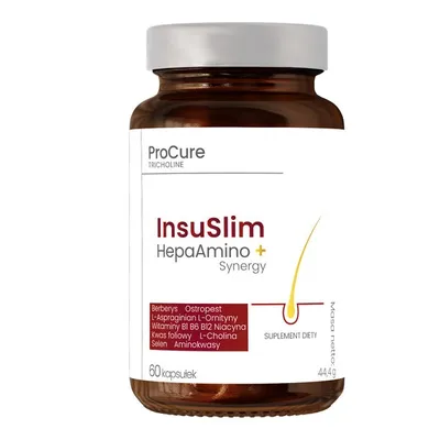 ProCure Tricholine, Insuslim HepaAmino + Synergy, Suplement diety
