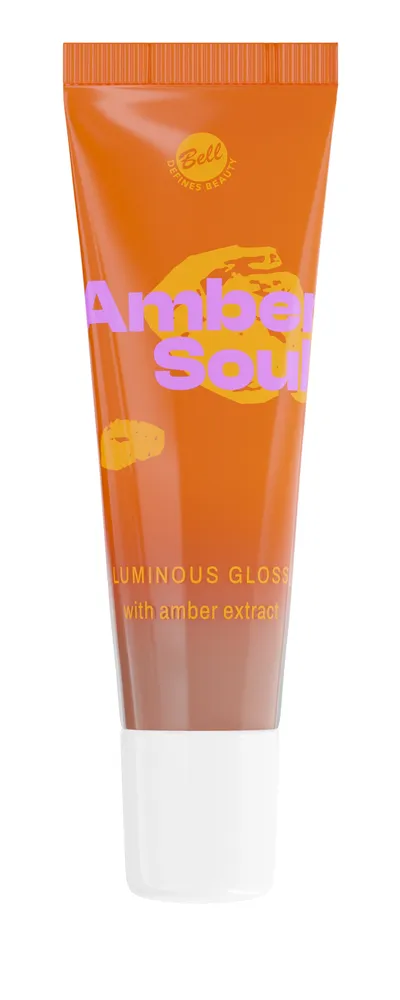 Bell Amber Soul, Luminous Gloss (Aksamitny błyszczyk do ust z ekstraktem z bursztynu)
