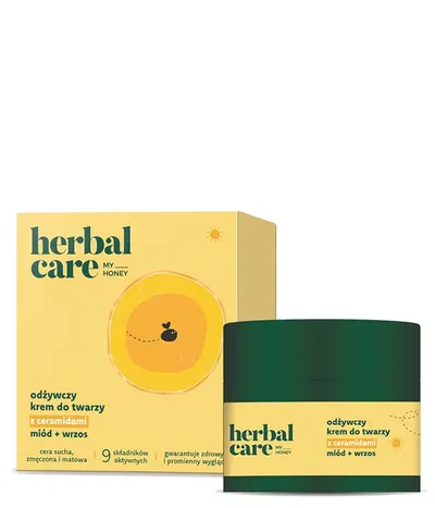 Herbal Care My Honey, Miód + Wrzos, Odżywczy krem do twarzy z ceramidami