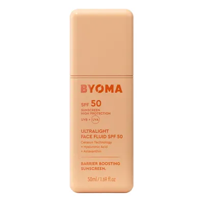 Byoma Ultralight Face Fluid SPF 50 (Ochronny krem przeciwsłoneczny do twarzy z filtrem SPF 50)