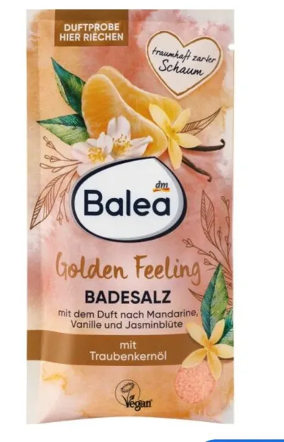 Balea Golden Feeling, Bath Salt (Sól do kąpieli)