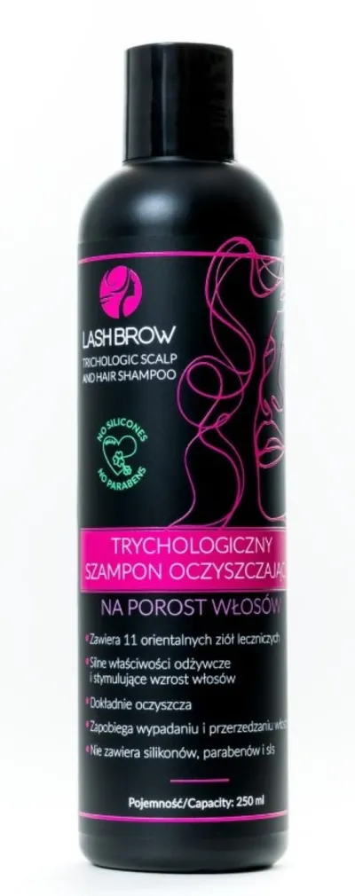 Lash Brow Trychologiczny szampon oczyszczający na porost włosów