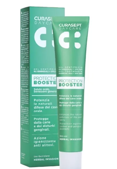 Curasept Day Care, Protection Booster Herbal Toothpaste (Ziołowa żelowa pasta do zębów)