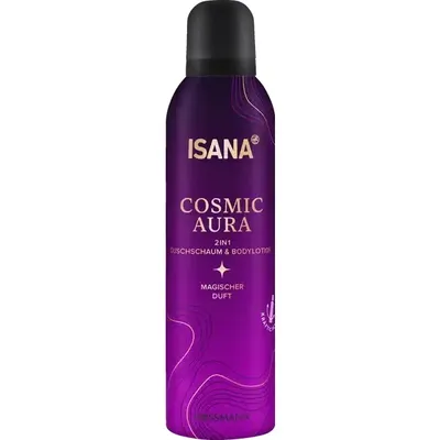 Isana Cosmic Aura,  2in1 Shower Foam  & Body Lotion (Pianka do mycia ciała i balsam pod prysznic 2w1)
