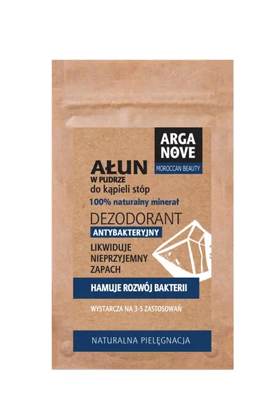 Arganove Eco ałun w pudrze do kąpieli stóp